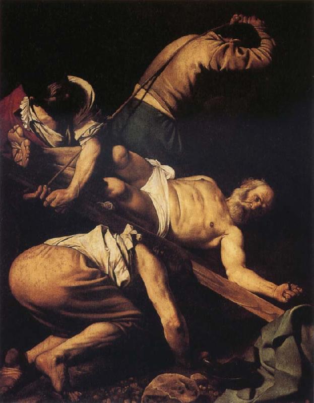 Caravaggio The Crucifixion of St Peter France oil painting art