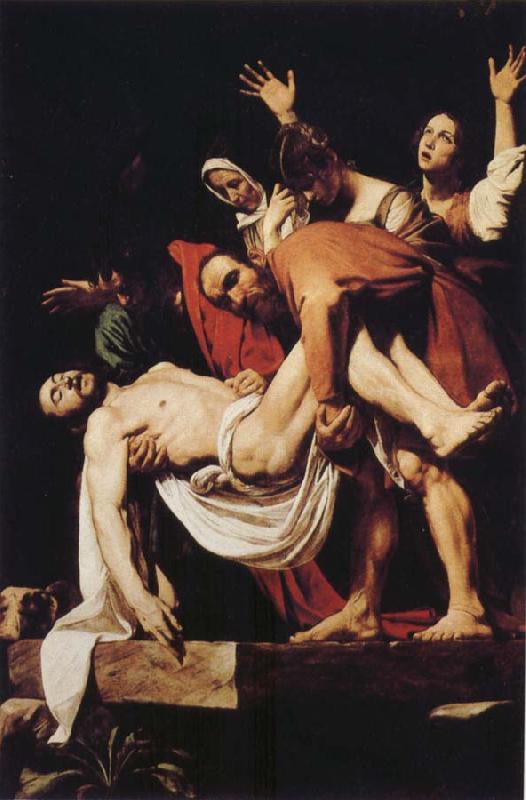 Caravaggio The Entombment France oil painting art