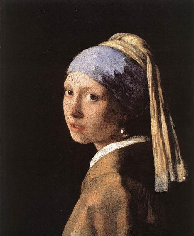 JanVermeer Girl with a Pearl Earring oil painting image