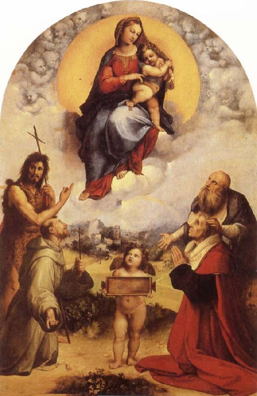 Raphael Madonna di Foligno oil painting image
