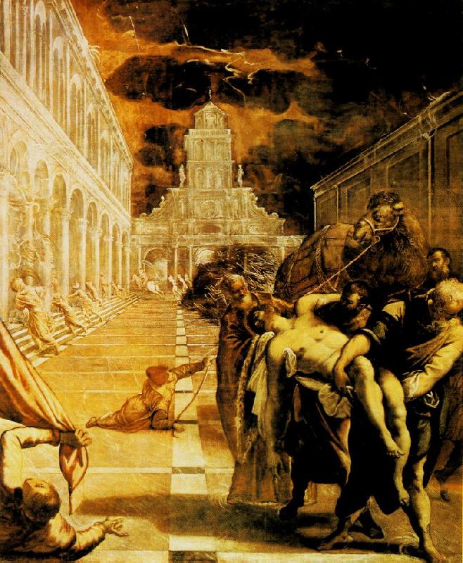 Tintoretto The Stealing of the Dead Body of St Mark oil painting image
