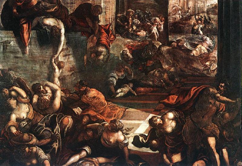 Tintoretto The Slaughter of the Innocents oil painting picture